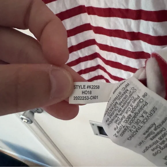 Madewell Northside vintage stripe tee (Size XL) - Picture 4 of 4